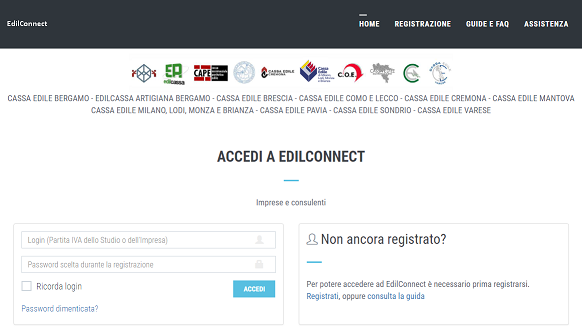 Accedi a EdilConnect